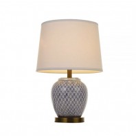 Telbix-Chong Table Lamp - Gold/Blue/White